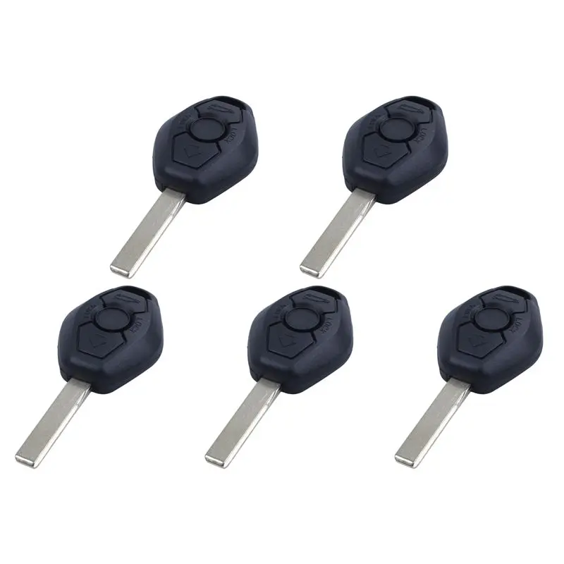 5X Remote Key Shell 3 Button 315Mhz For BMW E81 E46 E39 E63 E38 E83 E53 E36 E85