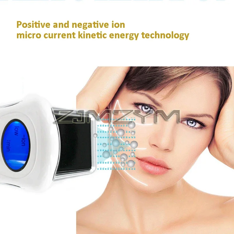 Handheld Galvanic Spa Skin Tightening Face Lift Microcurrent Facial Machine Galvanic Current Device Skin Care