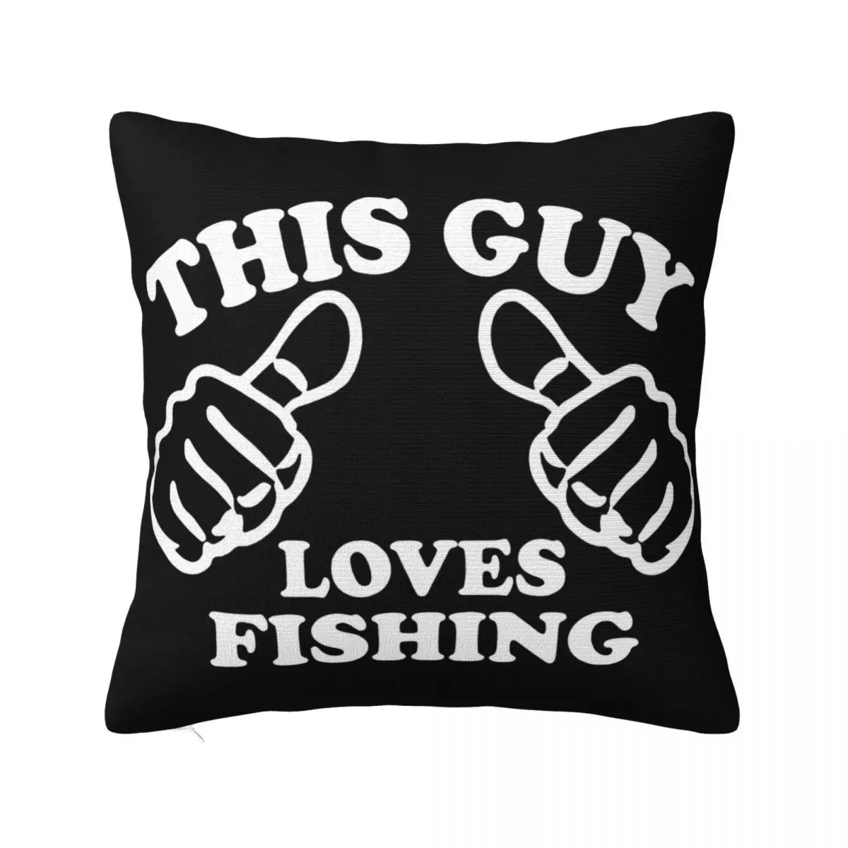 This Guy Loves Fishing Branded Carp Angling Tench Pike Roach Newest Music Unisex Rock Pillow Case