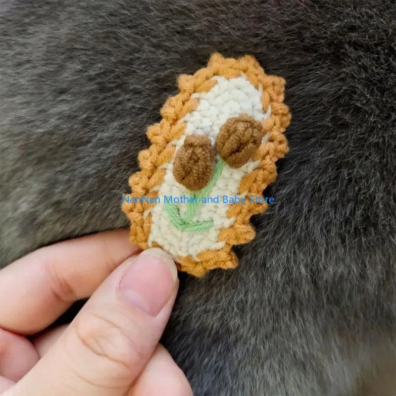 

Trendy Hair Clip with Handmade Wool Fashionable Fashionable for Girl