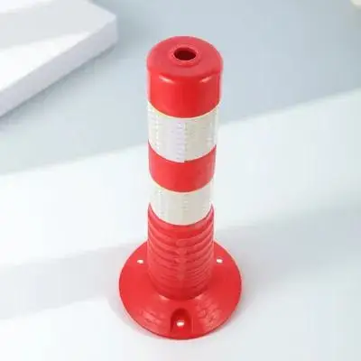 

Road Warning Column Reflective Anti-Collision Safety Pile Wear Resistant Corrosion Resistant Easy Clean Traffic Barrier