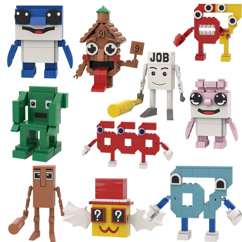 

3-Inch Brain-Stealing Blocks: 10 Steal-Your-Mind Game-Themed Miniature Building Blocks Puzzle Toys