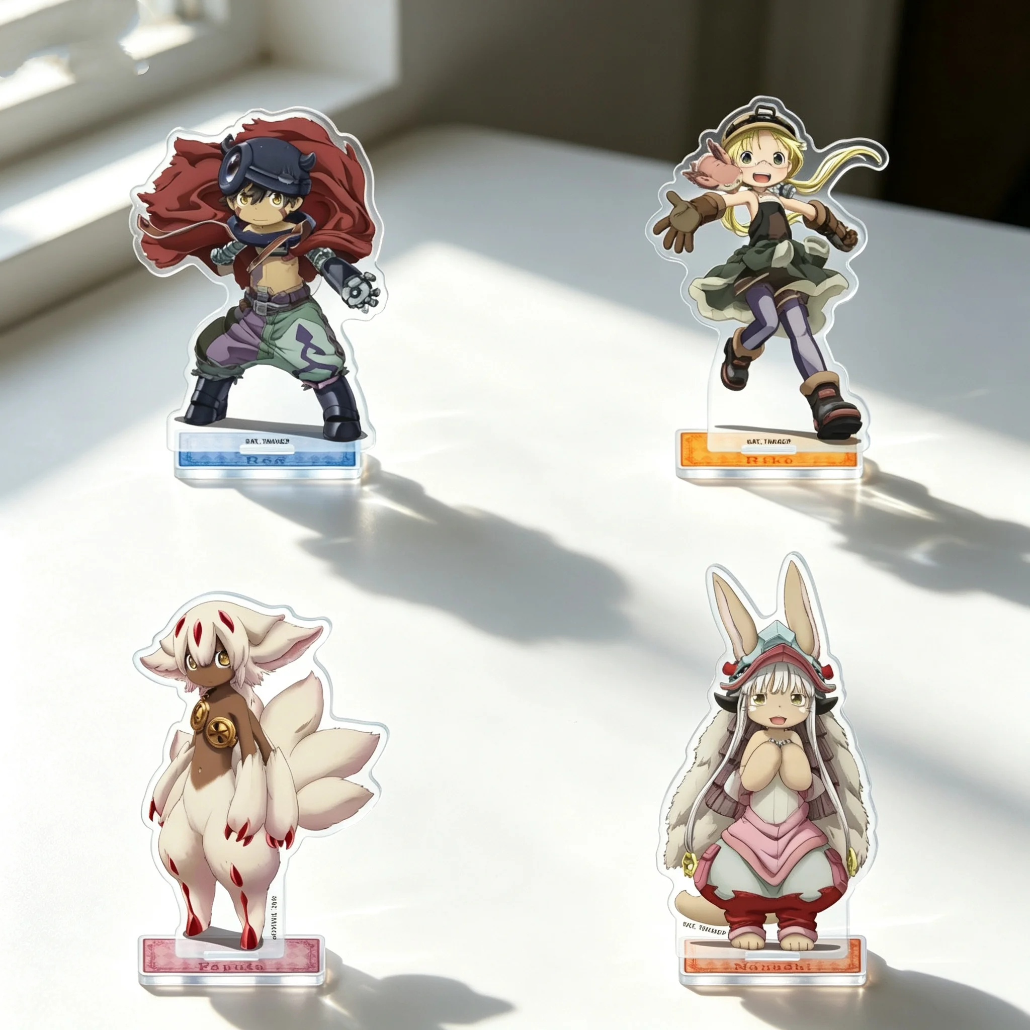 Anime Made in Abyss Riko Meinya Acrylic Stand Model Plate Keychains Desktop Ornament Gifts For Friends
