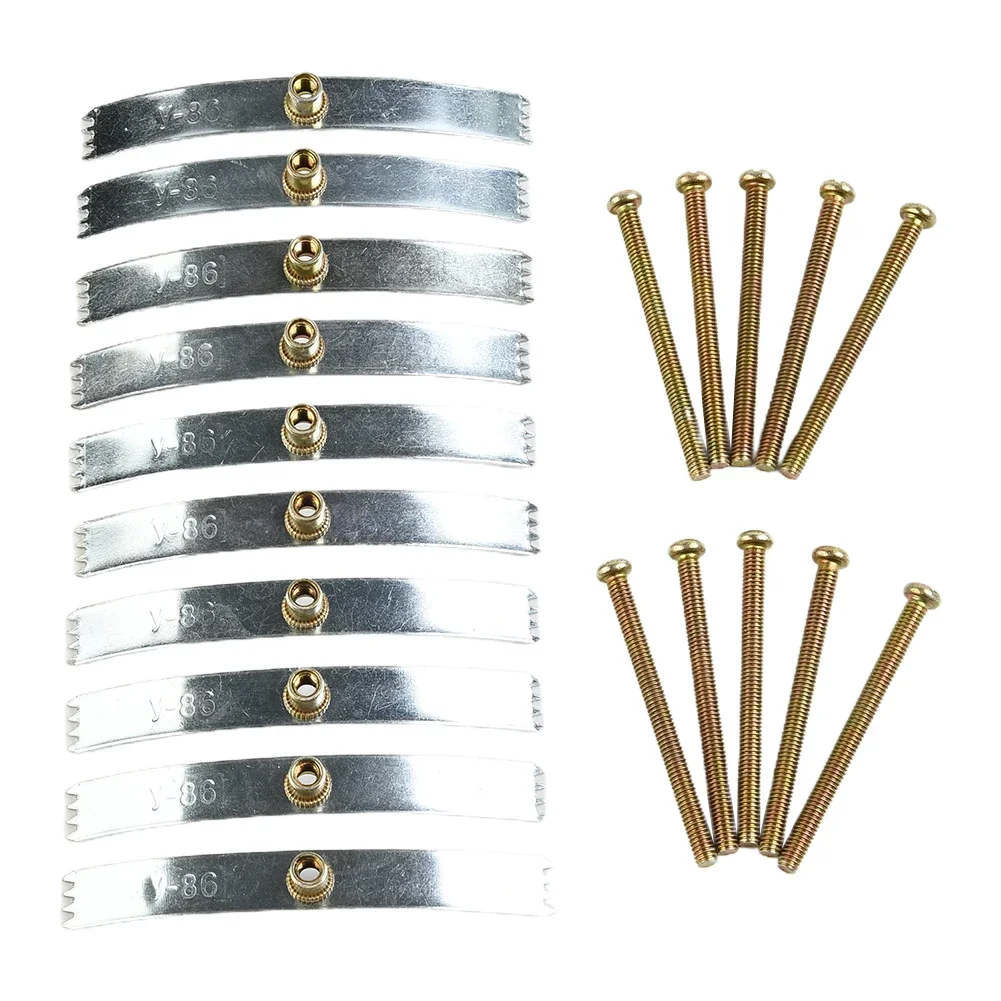 10pcs 86 Type Dark Box Repair Screw Hook Steel Wire Junction Cassette Box  Switch Mount Wall Fixed Socket Box Replace Hand Tool