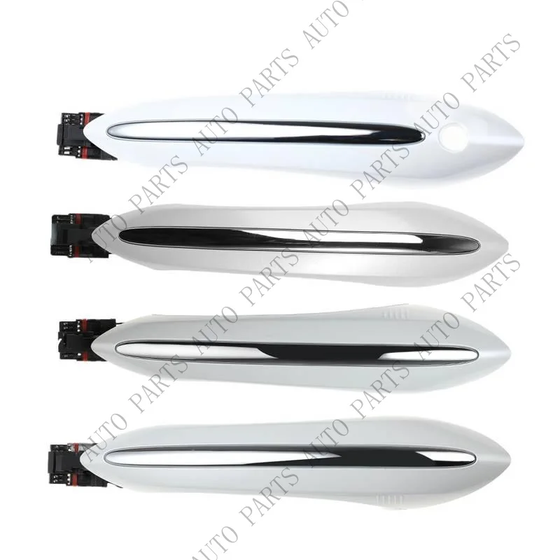 A+ 4PCS White Exterior Front + Rear Left&Right Door Handles for BMW F10 F11 F12 F13