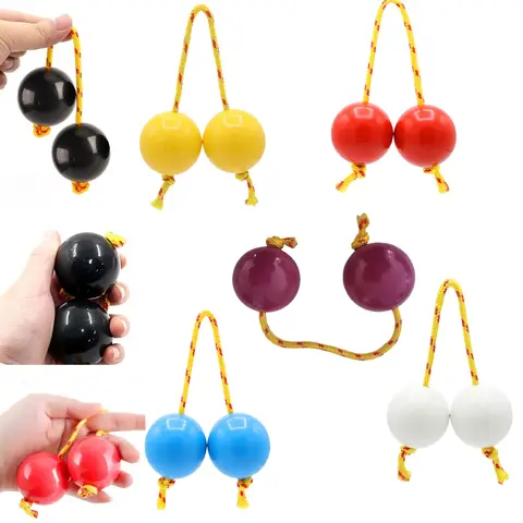 1 Pair Sand Egg Asalato African Shakers Rhythm Fingertip Abs Sand Ball for Kashaka Instrument Adults Beginners Accessories