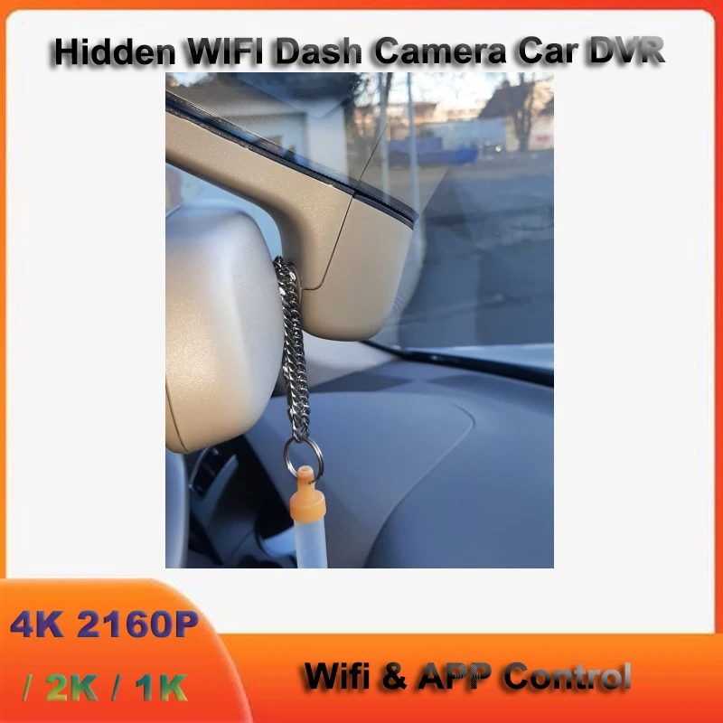

Видеорегистратор 2K 4K Wi-Fi для Audi A1 A3 A4 A5 A6 A7 A8 Q3 Q5 Q7 TT 2004-2012, камера для Seat Exeo 2009 года