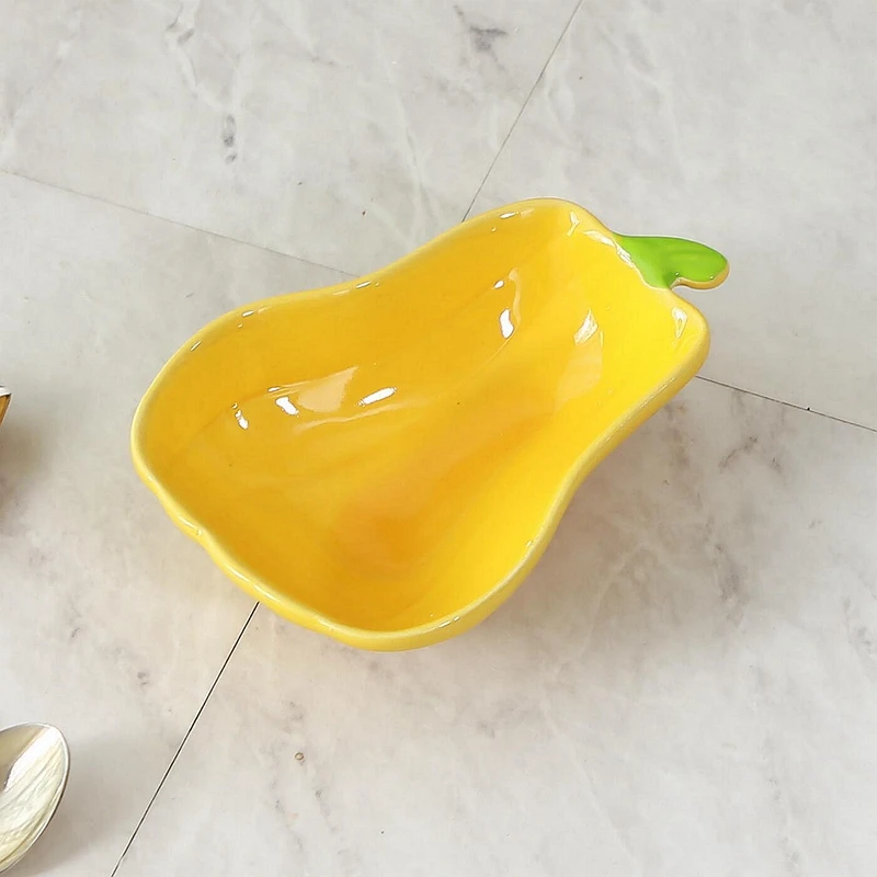 

Glazed ceramic fruit small plates, clubhouse home, afternoon tea snacks, pastries, snack plates, snack plates