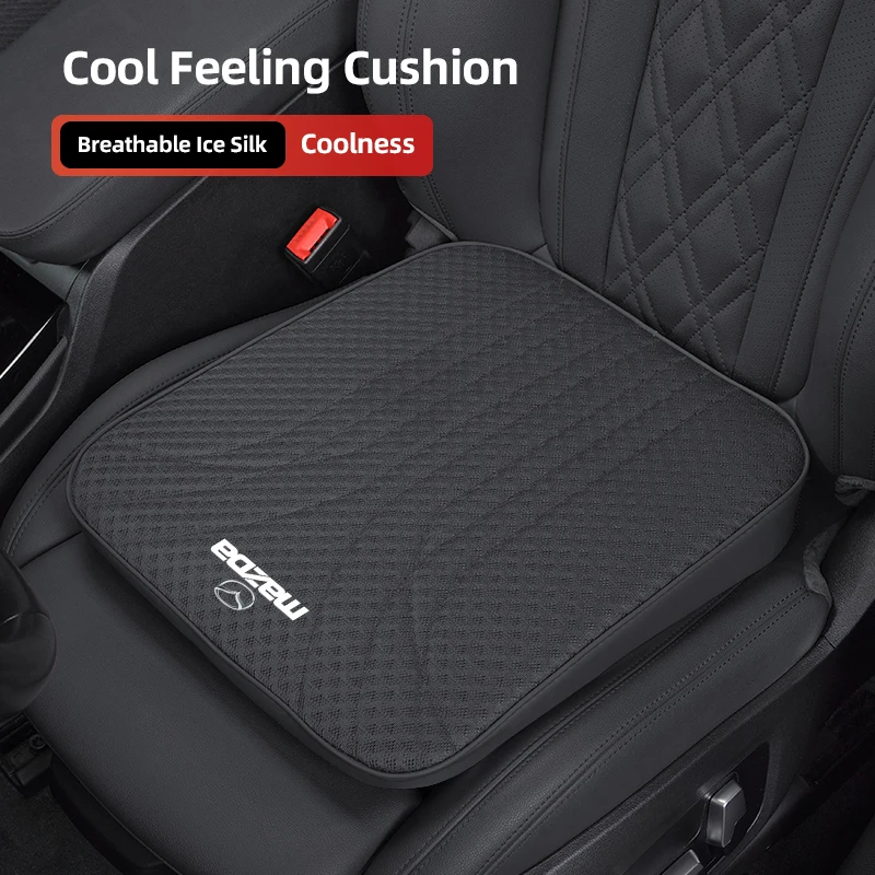

Подушка для автомобильного сиденья из ледяного шелка, мягкий коврик-бустер 6 см для Mazda 6, 2, 3, CX-50, CX-60, BT-50, CX-5, CX-30, MX-5, CX-3, CX-8, Atenza, CX-80, CX-70, CX-90