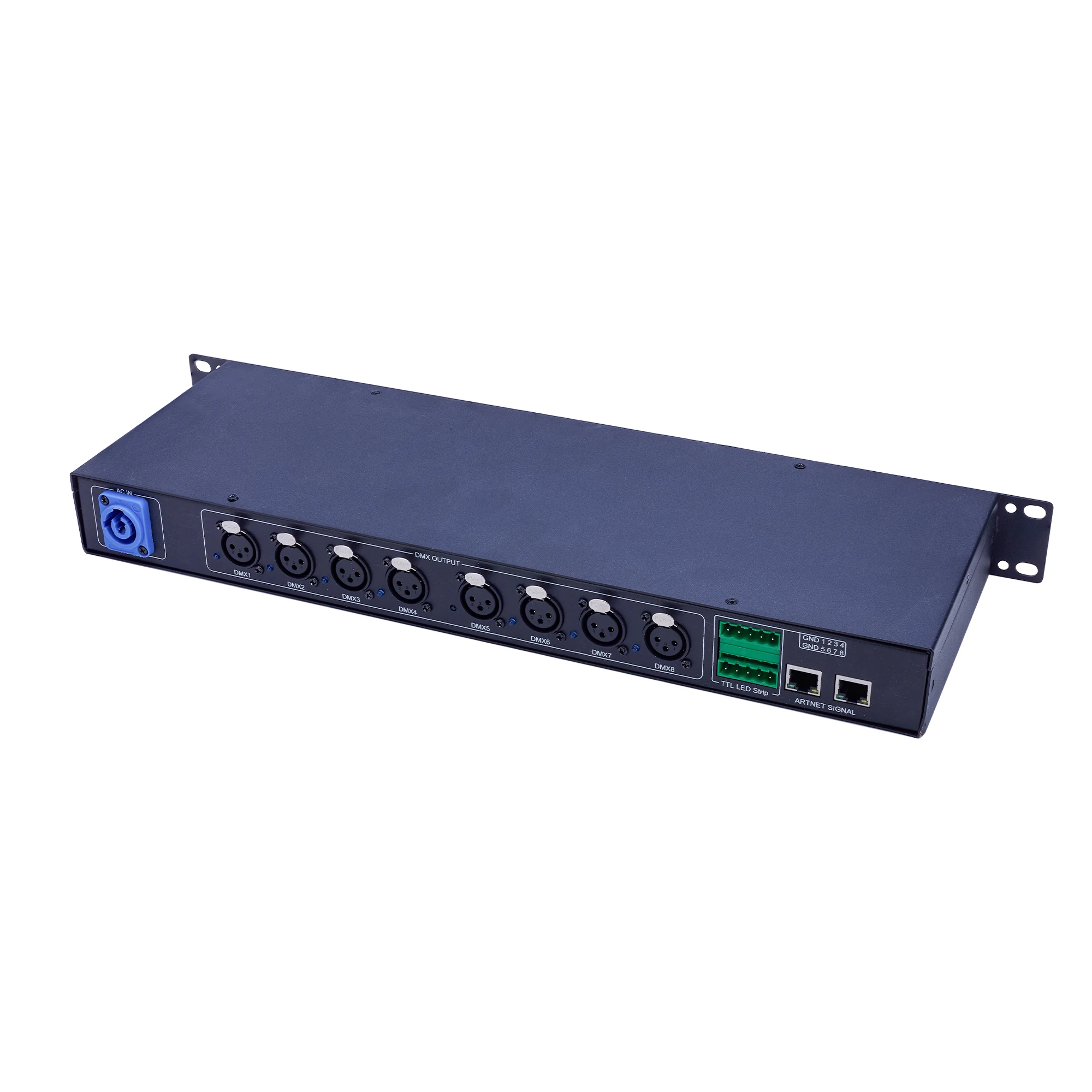 ArtNet DMX512 RDM イーサネット照明コントローラーインターフェース 8 ユニバース 4096 ディスコ MA2 Titan Freesytle