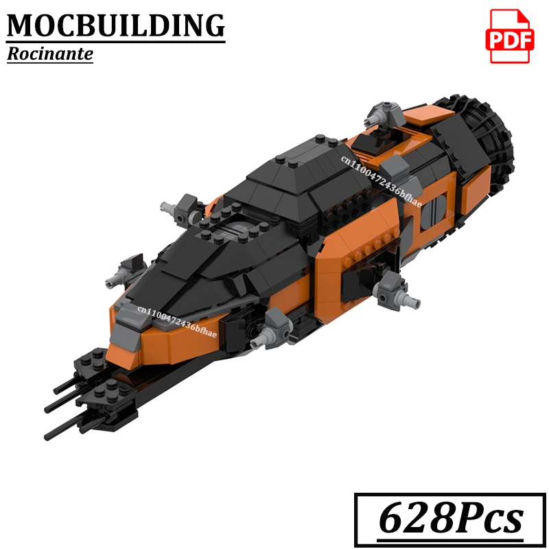 

Rocinanted Blocks Spaceship Model MOCBUILDING Bricks Shelf Decor Expansed Model Construction Toys Gifts