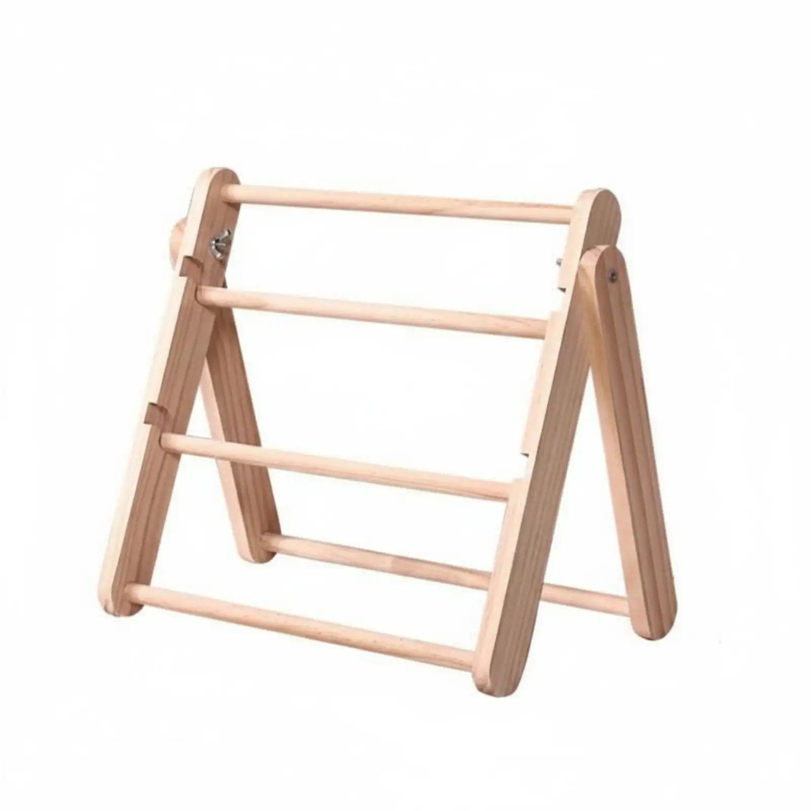 Bracelets Display Stand Organizer Pine Wood Folding Holder Multi Tier Jewelry Rack for Vendor or Store