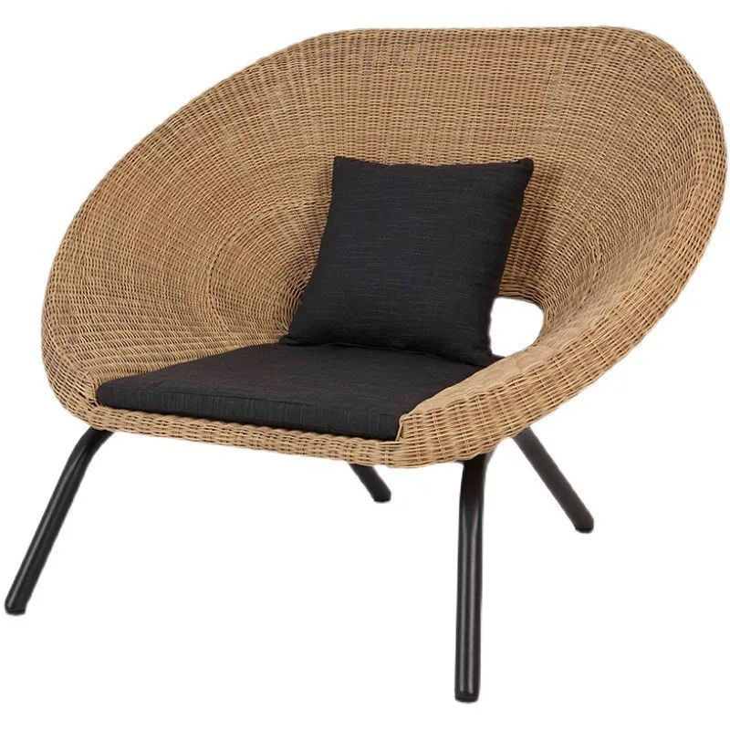 

Outdoor rattan chair sofa courtyard balcony coffee table three-piece set