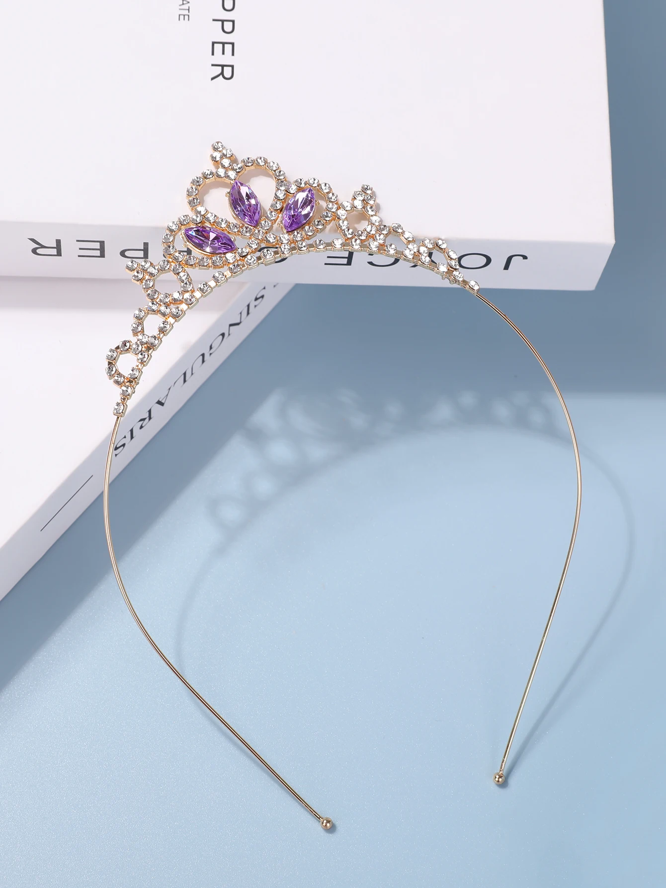 Frozen Princess Strass Krone Kopfschmuck Kinder Haarband Mädchen Aisha Stirnband Haarschmuck – Detail 15