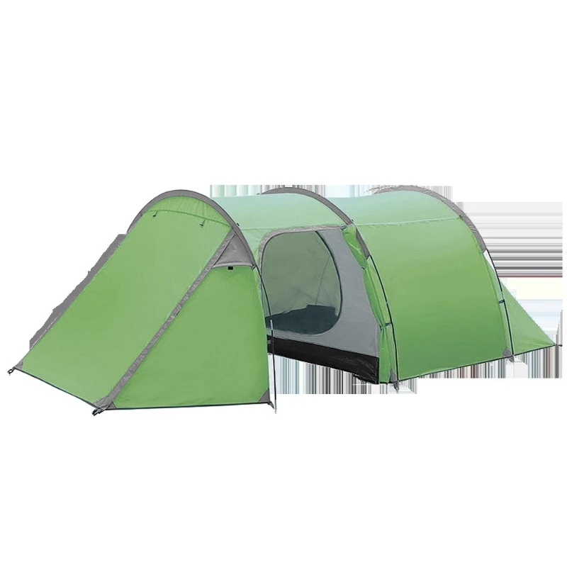 

Internet celebrity family One bedroom One living room Tunnel tent Outdoor camping Double layer weatherproof and rainproof