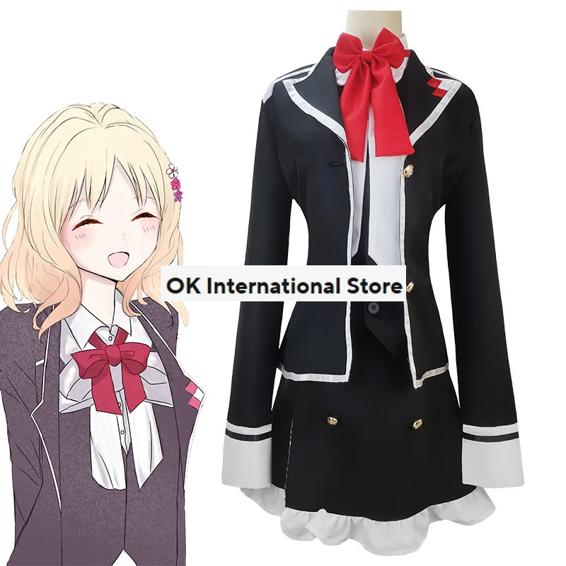 LOVERS DIABOLIK Komori Yui Uniforme Escolar, Personalizar Vestido, Anime Fantasias Cosplay, Roupas de Mulher, Custom-Faça Qualquer Tamanho