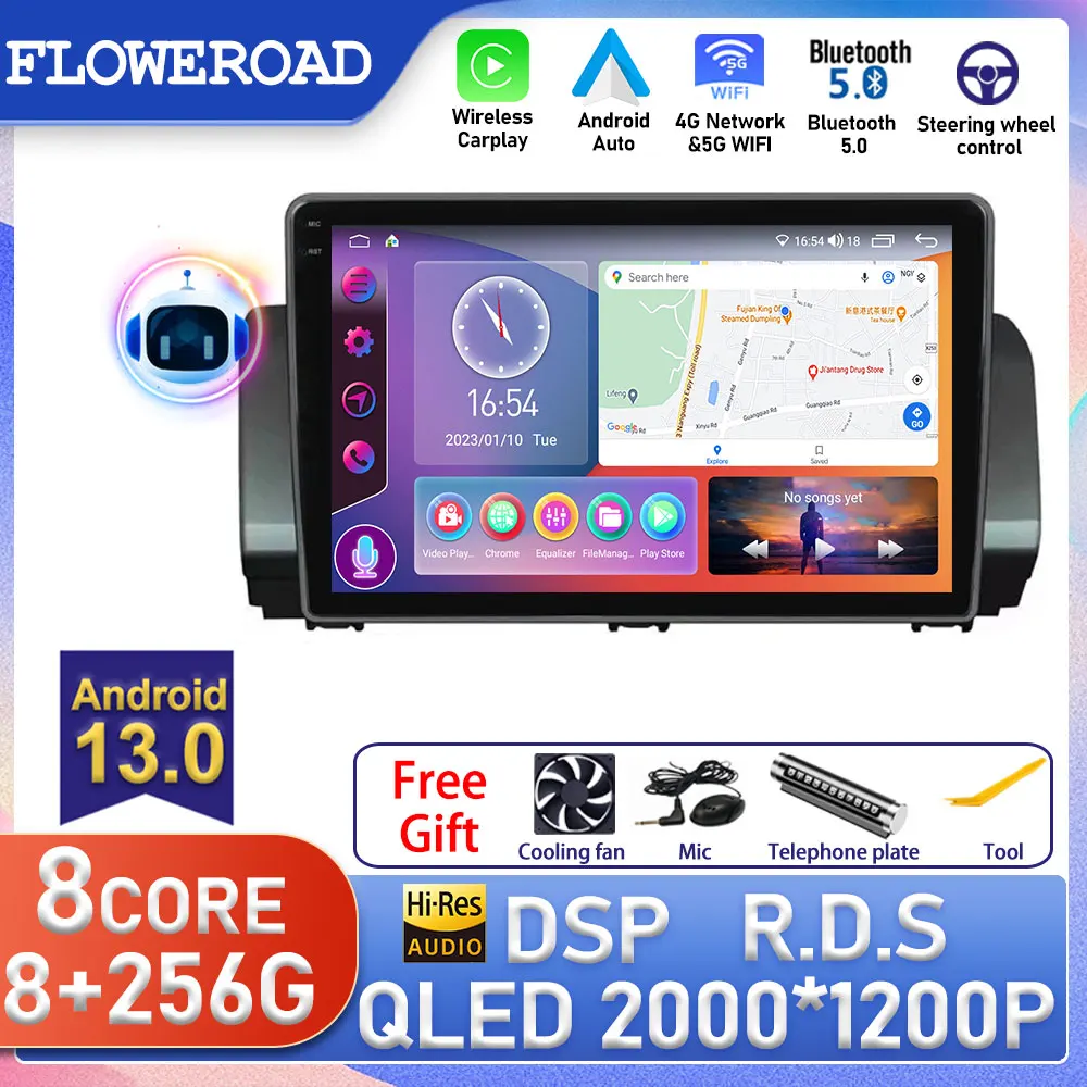 Android For Renault Sandero 2021 Car Radio Stereo Multimedia Video Player Navigation GPS CarPlay SWC Auto 9