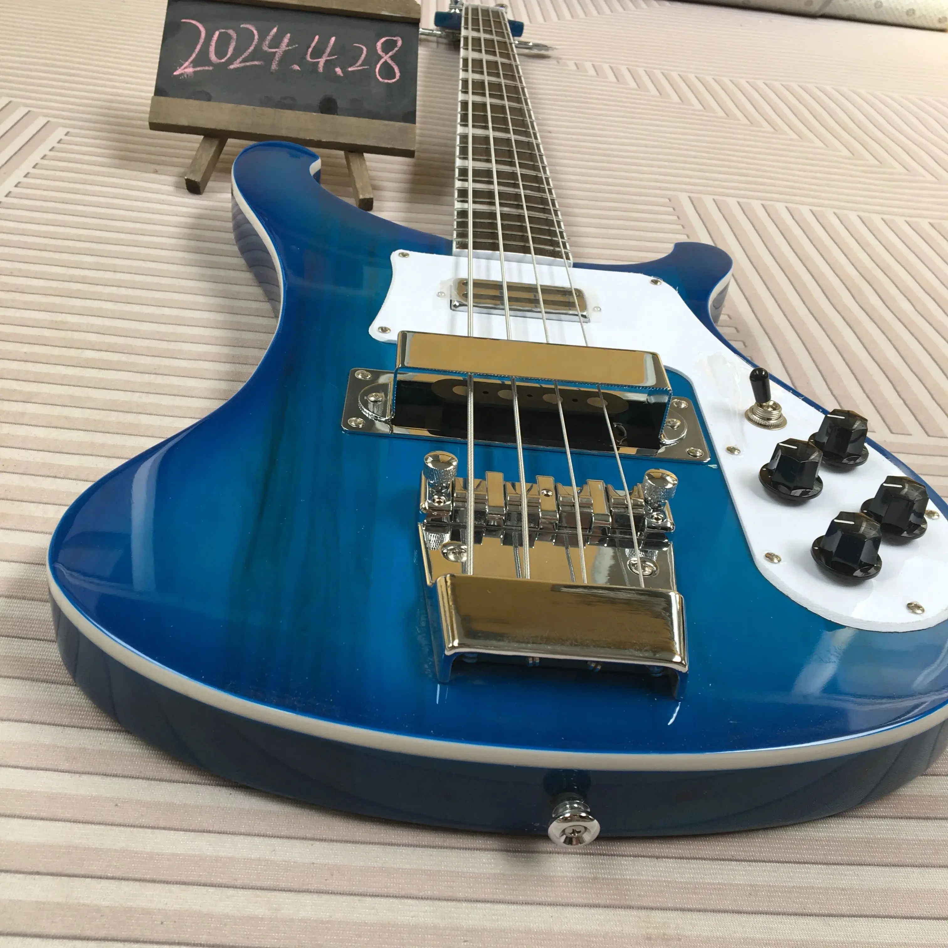 in Stock basselectric guitar order immediately blue bass guitars  body guitars 4 strings guiatrra guitar