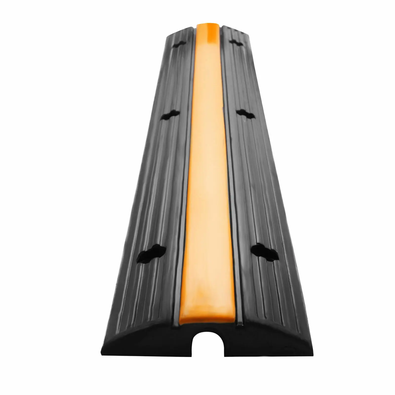 4x 1-Channel Hose Bridge Cable Bridge Truck/car Overrun Protection Cable Protection Bridge Cable Board