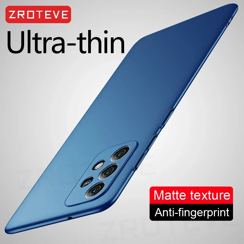 A53 Case Zroteve Slim Hard PC Frosted Cover For Samsung Galaxy A73 A13 A23 A33 M53 A52 A52s A72 A32 A14 A24 A34 A54 Phone Cases