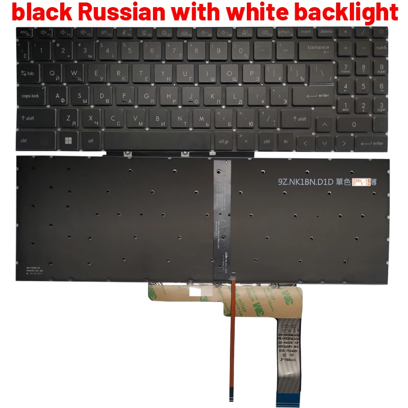 FOR MSI GL66 GF66 MS-1581 1582 1583 1585 GL76 GF76 MS-17L1 17L2 17L3 MS-17L4 MS-17L5 Russian/US/Spanish/French laptop keyboard