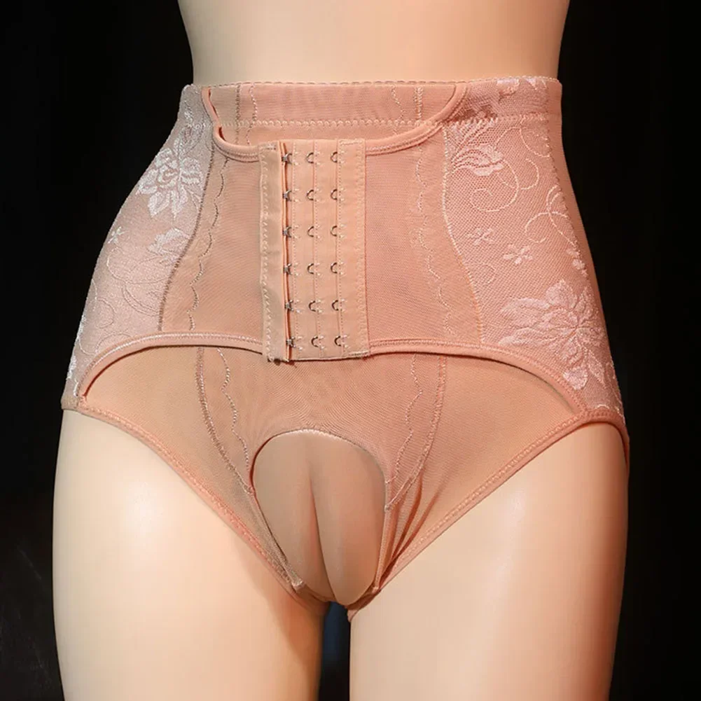 Bragas transgénero de cintura alta para hombres, ropa interior con forma de cuerpo, inserto de punta de camello, bragas falsas, Vagina falsa, oculta