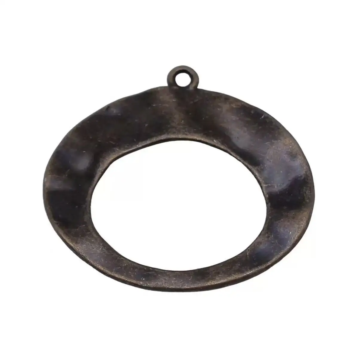 

10pcs 32*29mm Zinc alloy metal oval shaped charm T1048 for handmade antiqued bronze color