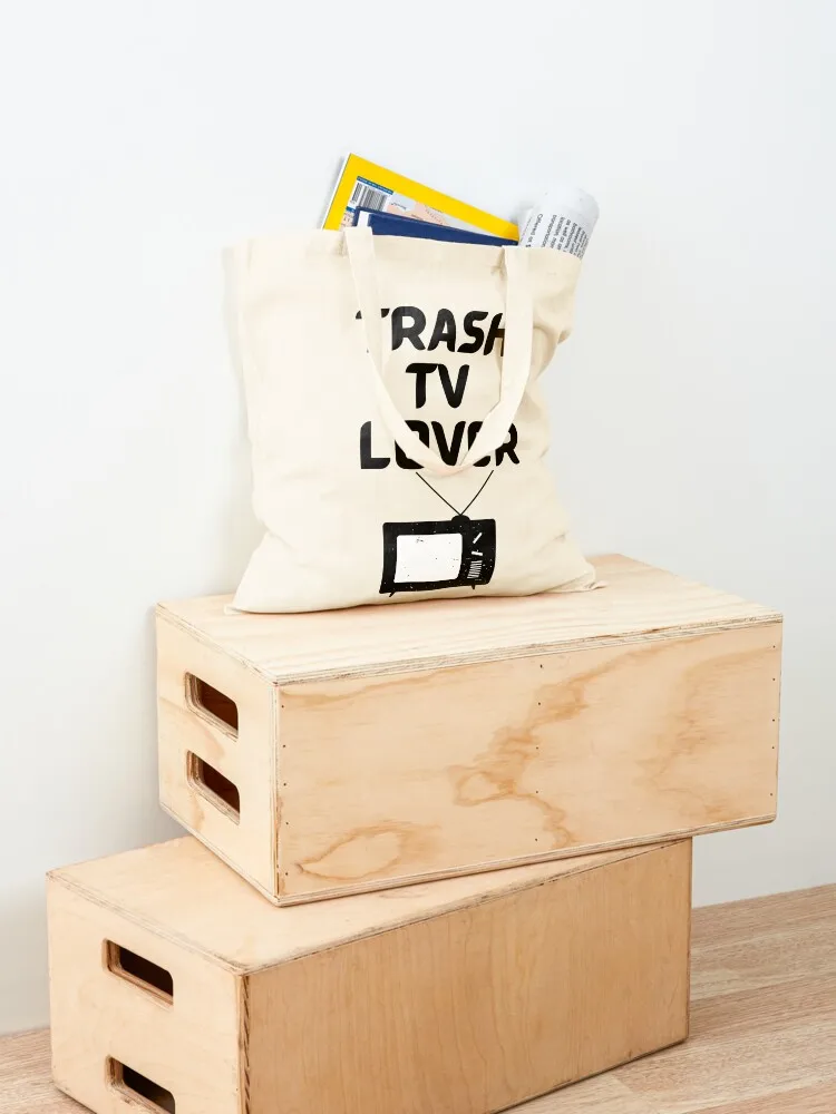 Trash TV Lover Tote Bag canvas shopping bag ecological bags female bag Candy bags
