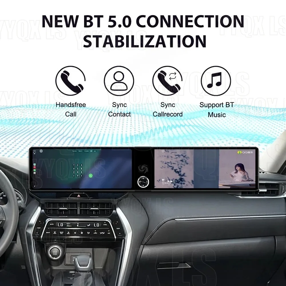 

Dual 12.3" CarPlay Car Radio Android For Toyota Harrier Venz 2021-2025 GPS Navigation Stereo Multimedia Player Head Unit