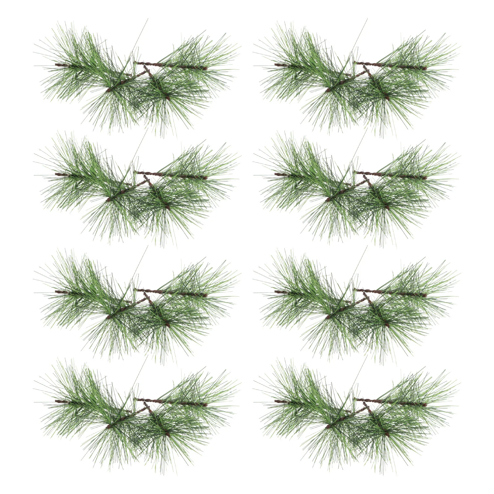 

60Pcs Artificial Pine Needle Sprigs Realistic Greenery Picks for Xmas Wreath Garland Craft Holiday Decorations