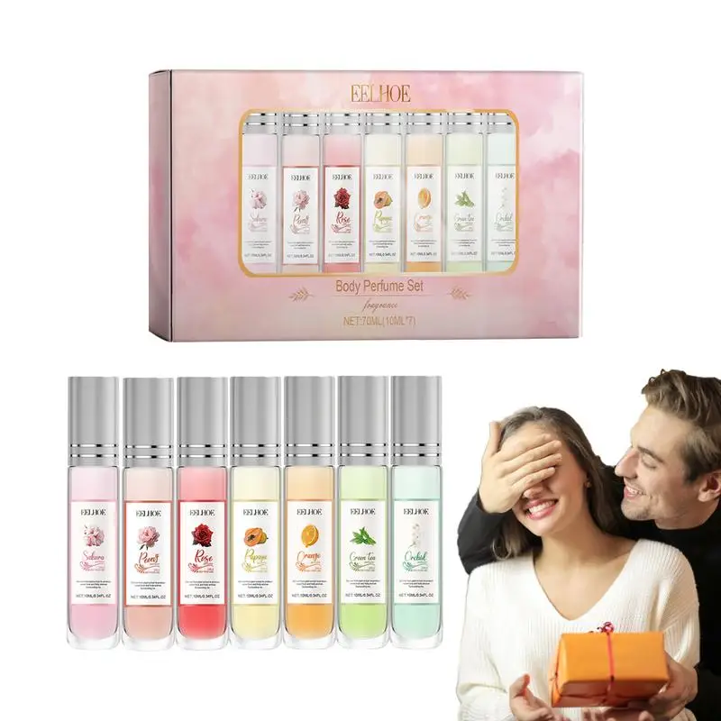 Pheromone Perfume Of women Romantic Floral Scent Fragrance Set Natural and elegant Exudes charm for Daily dating travel Business