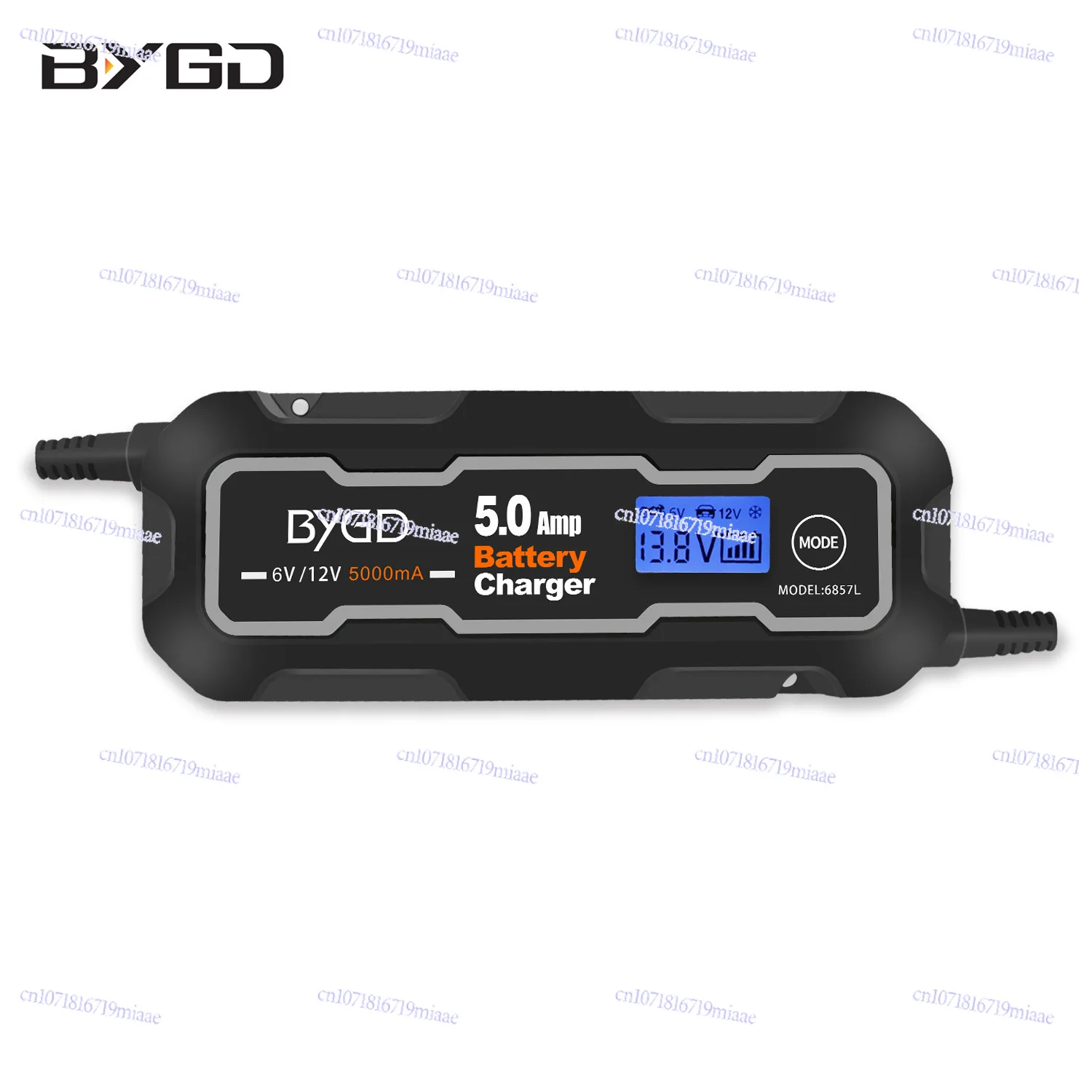

6V/12V intelligent 5A car battery charger LCD display lead-acid battery charger
