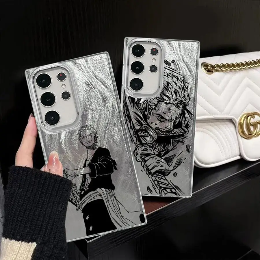 One P-Piece Z-Zoro Phone Case for Samsung Galaxy S20 FE S22 Plus S24Ultra S21+ S25 Ultra S20 FE S21 S23 Soft Cover