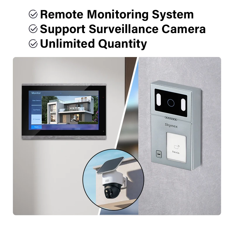 Multi-User Access System - Tuya WiFi Intercom With Connect Camera & Chime Tones