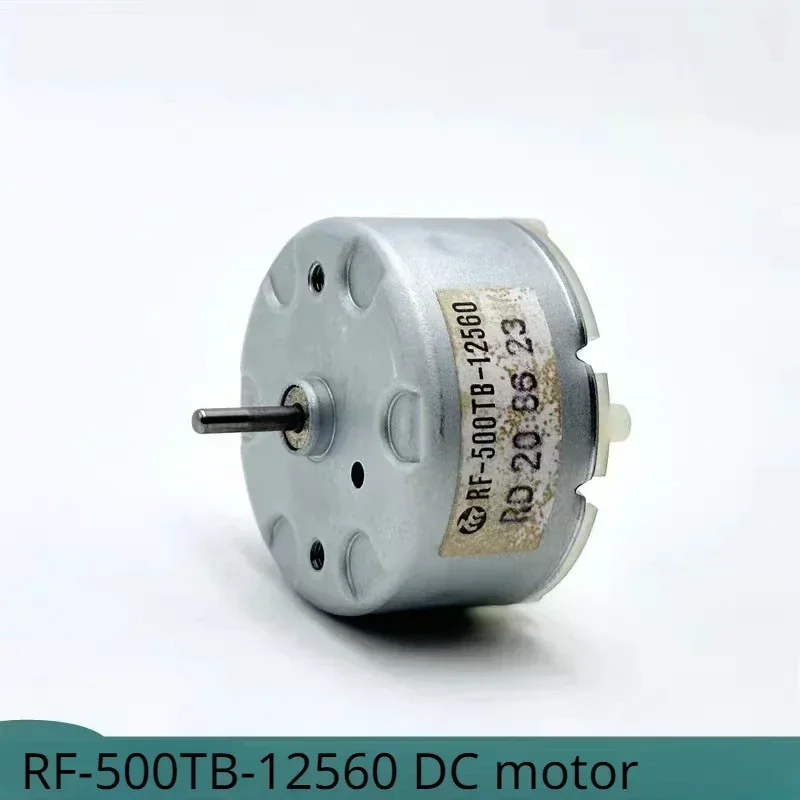 RF-500TB-12560 Mini 500 Electric Motor Micro 32MM Round Spindle Motor DC 5V 6V 9V 12V 4300RPM 5600RPM Presious Metal Brush Motor