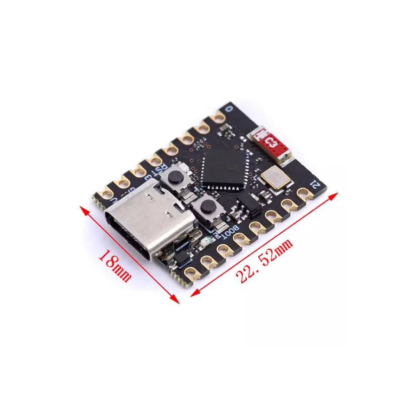 1-20 szt. Płytka rozwojowa ESP32-C3 SuperMini, moduł ESP32 C3 Wifi Bluetooth 5.0 z 4MB pamięci Flash, 32-bitowy procesor RISC-V MCU, moduł IoT MINI — zdjęcie produktu 2