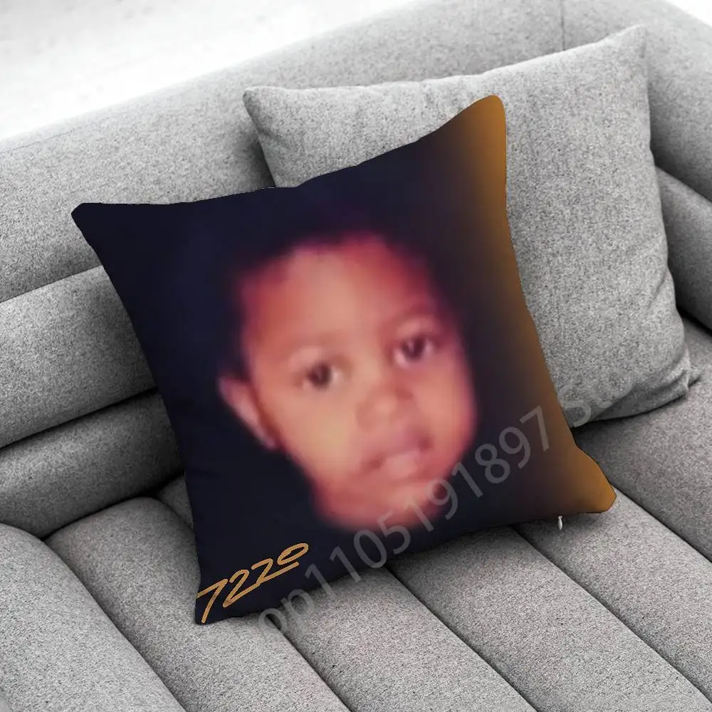 L-Lil Durk pensées profondes taie d'oreiller pour 50 cm 30 cm 55 cm 45*45 cm 40 cm taie d'oreiller de lit carrée