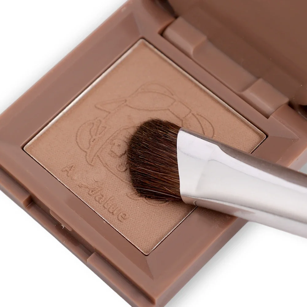 Pinceaux de maquillage de contour angulaire, ombre antarctique, bronzeur pour le visage, fard à barrage silhouette antarctique, mélange cosmétique, correcteur, outil de maquillage