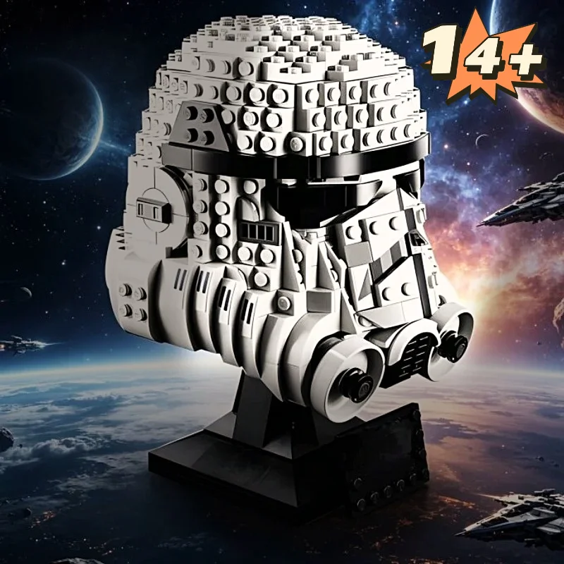 

647PCS In Stock Sci-Fi Space Helmet Building Blocks Model 75276 DIY Assembly Bricks Home Ornament Hobby Collection Birthday Gift