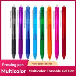 Colors 0.5/0.7mm Magic Retractable Erasable Pen  Gel Pen Set Erasable Refill Rod Office School Writing Tool Press pen