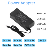 48W 60W 72W 96W 120W Power Adapter Supply AC 110V/220V To DC 24V Lighting Transformer 1A 2A 2.5A 3A 4A 5A 6.5A LED Strip Adapter