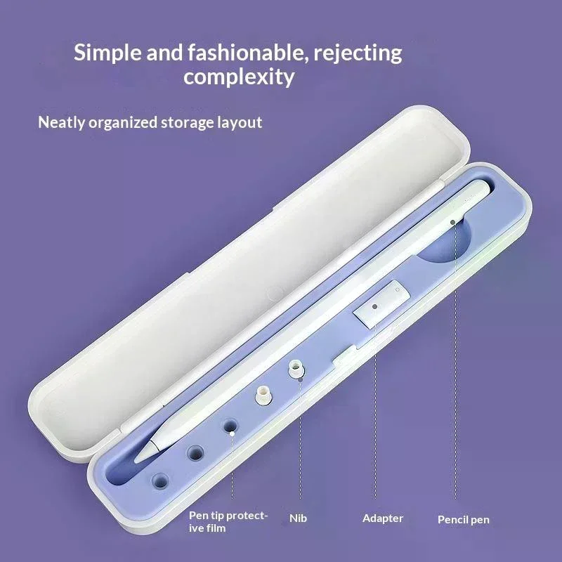 ABS Silicone Storage Box For Pencil Nib Holder Stand Protective Cover For Pencil Portable