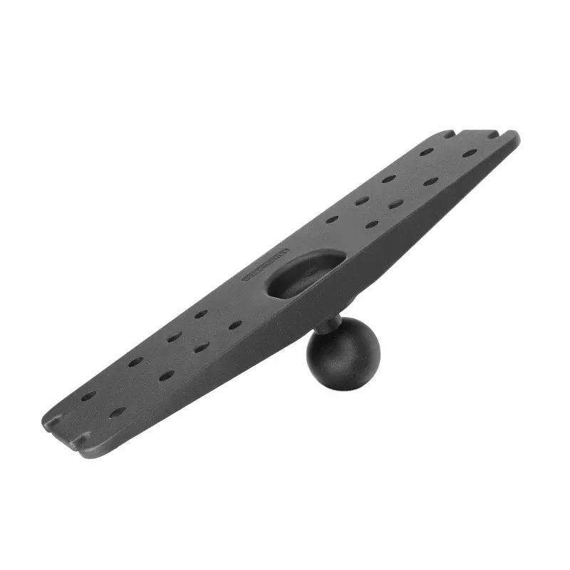 Adaptador de bola de electrónica marina grande con bola de 1,5" con placa rectangular de 11" x 3" para Lowrance