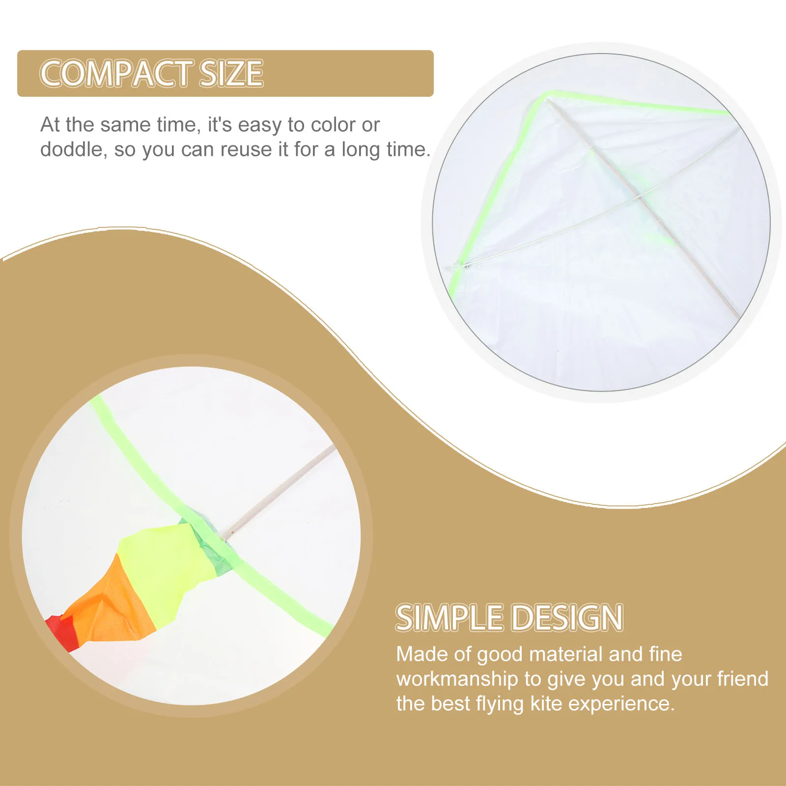 1 set doe-het-zelf-materiaal tas kindervliegers buitenspeelgoed sport plastic schilderij blanco kit kits vlieger maken kit vlieger decoraties kinderen