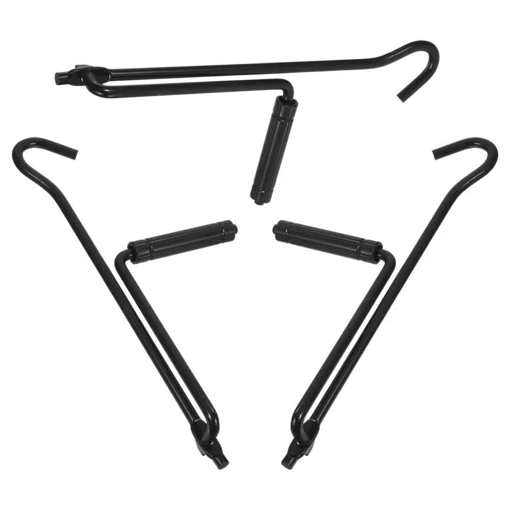 

3 Pcs Jack Tools Crank Handle Bread Assistance for Car Lifts Rods Stainless Steel Lifting Travel