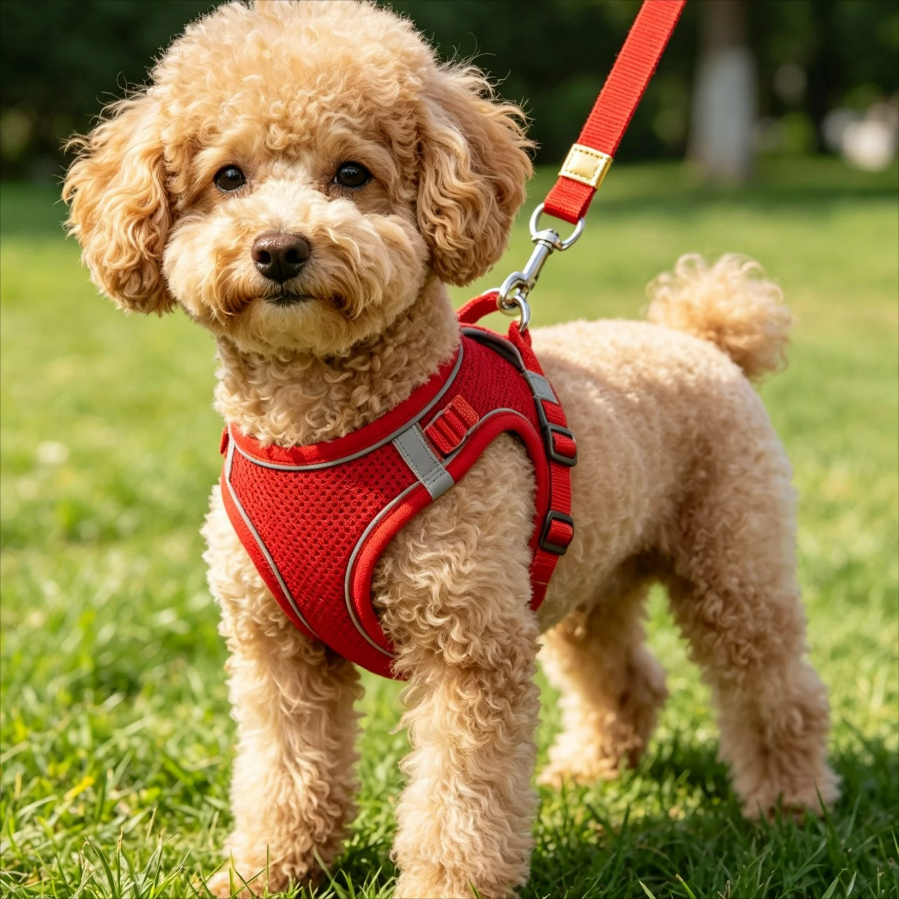 Puppy Harness Adjustable Pet Collars Vest Dogs French Bulldog Chihuahua for Small Medium Dogs Outdoor Walking Pet Accessories - view 4