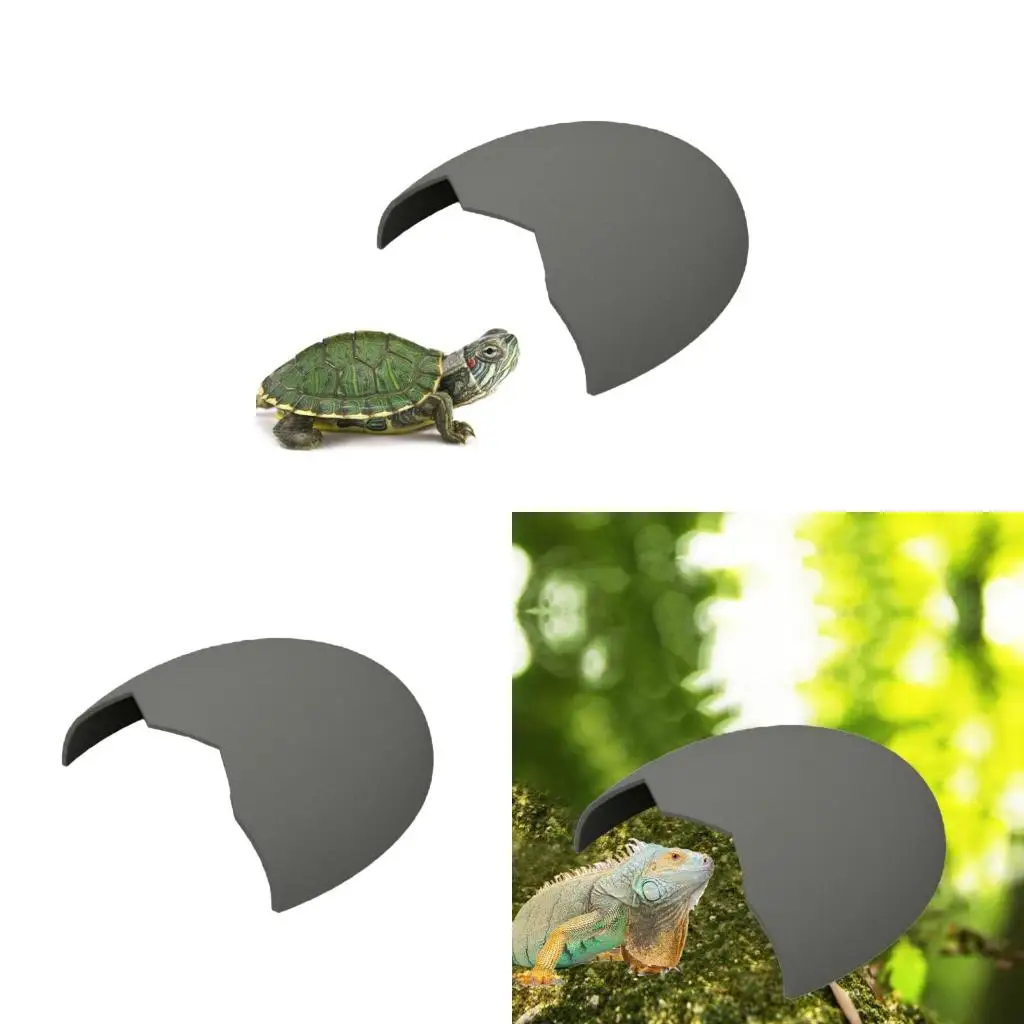 Hideout Caves Small Critter Cavern Safe Secure Small Animals Hide Plastic Eggshell Easy to Clean for Tortoise
