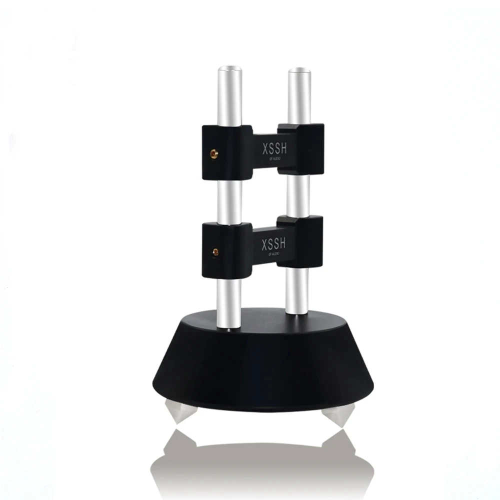 XSSH YIVO OEM Aluminum Alloy Adjustable Lifting Cable Tray Stand, Audiophile HIFI Wire Organizer Rack Audio Line Storage Bracket