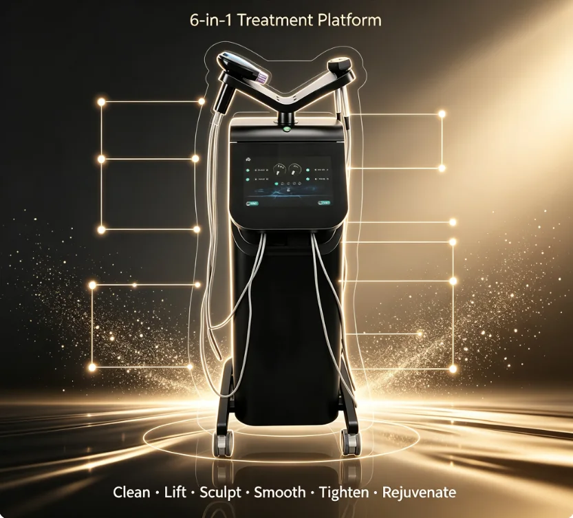 2026 Newest Deep 8 Machine Body Contouring Acne Scars Wrinkle Remover Cellulite Removal Anti Wrinkle Machine