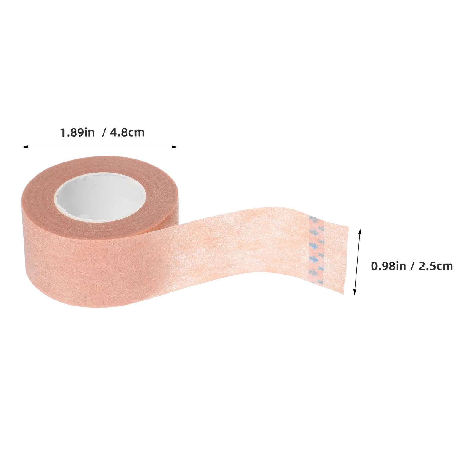 2 Roll Skin Color Double Eyelid Tape Breathable Invisible Self-Adhesive Eye Lifting Stickers for Hooded Eyes Makeup Enhancement